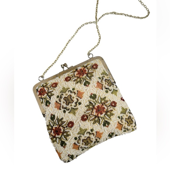 Fine Arts Vintage Beaded Tapestry Evening Bag - Picture 3 of 14